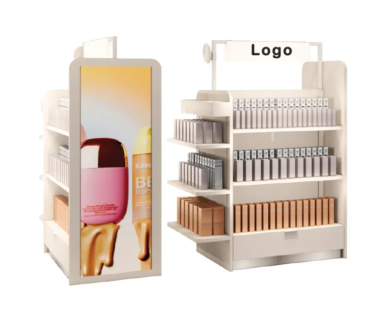 Batch customization of cosmetic display cabinets