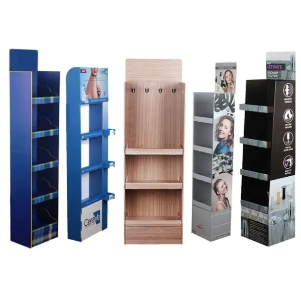 Customized 3-Tier PP Display Stand for Retail St Customized 3-Tier PP Display Stand for Retail St